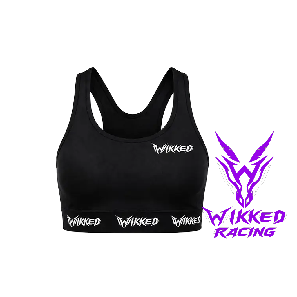 wikked core lock mx sports bra – front