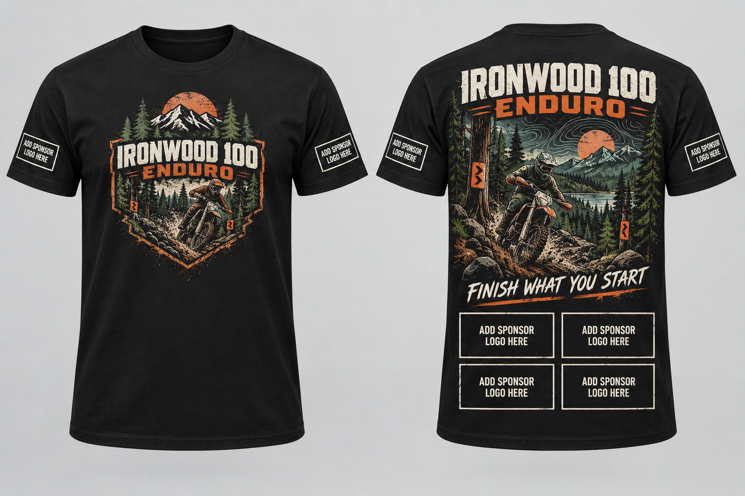 100 RACE DAY TSHIRTS