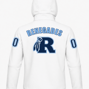 MEDFORD SOFTBALL ZIP-UP WINDBREAKER - white