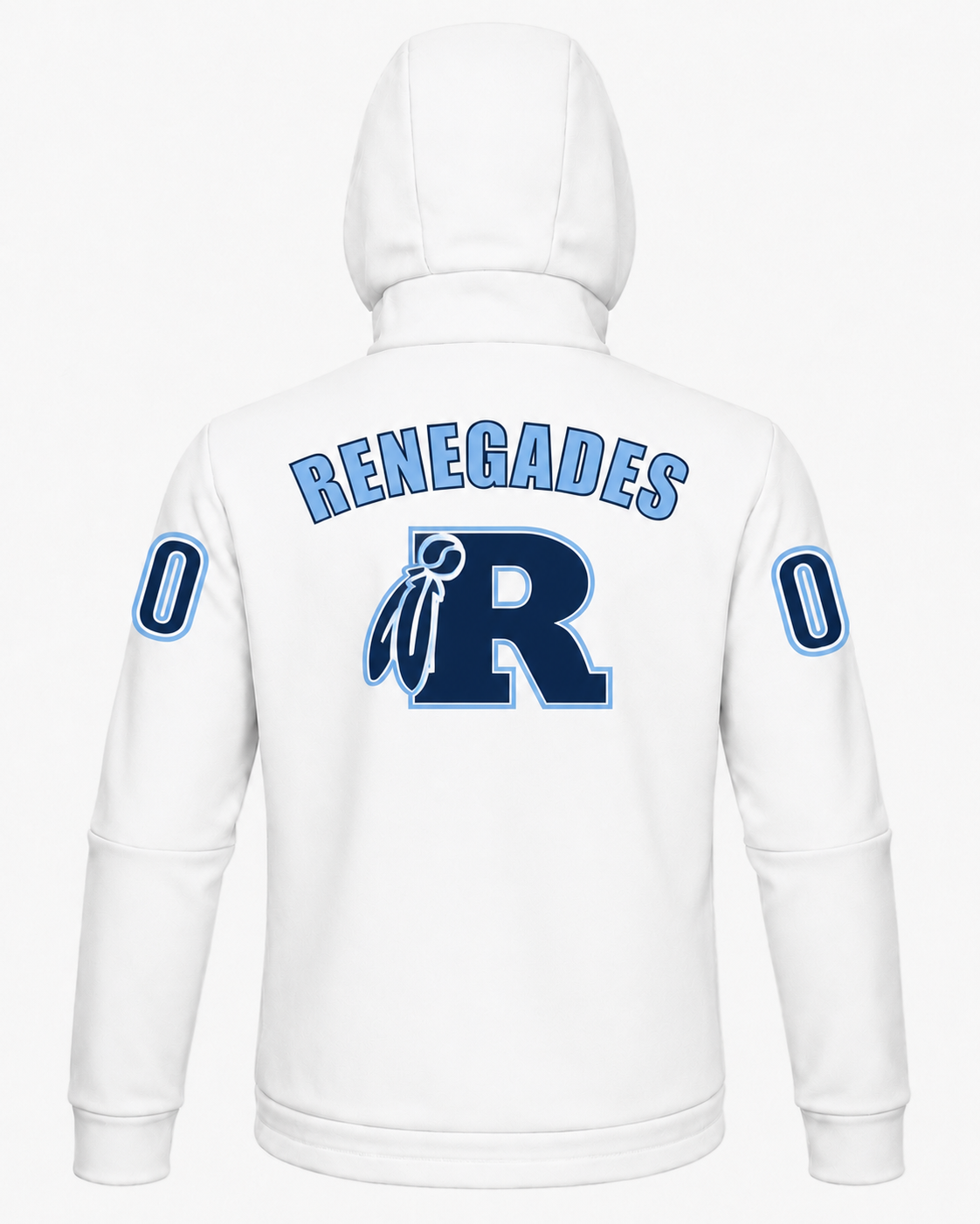 MEDFORD SOFTBALL ZIP-UP WINDBREAKER - white