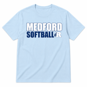 MEDFORD SOFTBALL T-SHIRT - light blue