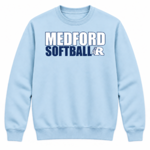 MEDFORD SOFTBALL SWEATSHIRT- light blue
