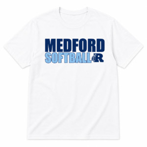 MEDFORD SOFTBALL T-SHIRT - white